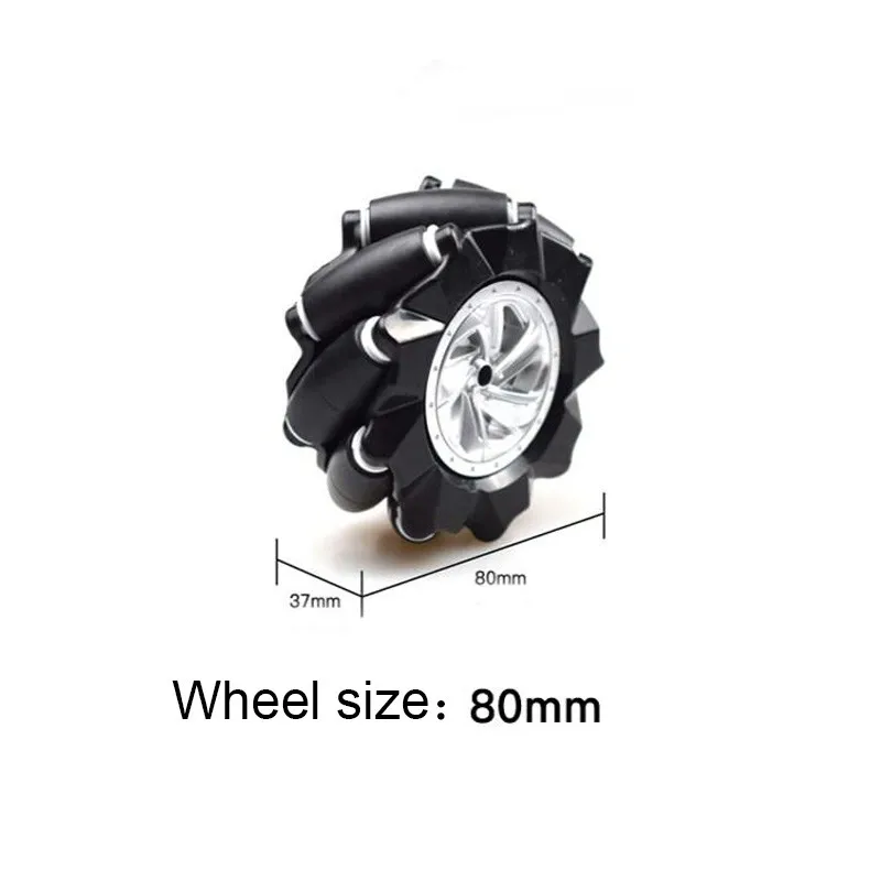 4WD Mecanum Robot Car Smart Car Chassis Kit Load Capacity 10KG w/ 80mm 97mm Omni Wheels Unfinished