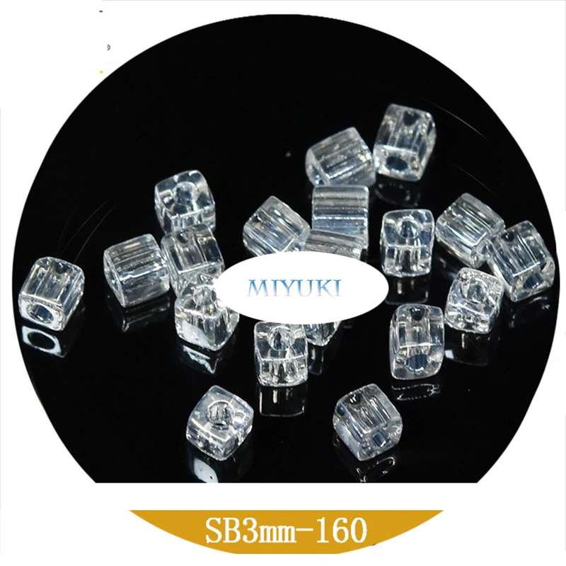 Japan Imported Miyuki  Beads SB Square Beads 3MM Handmade DIY Material 5g Ornament