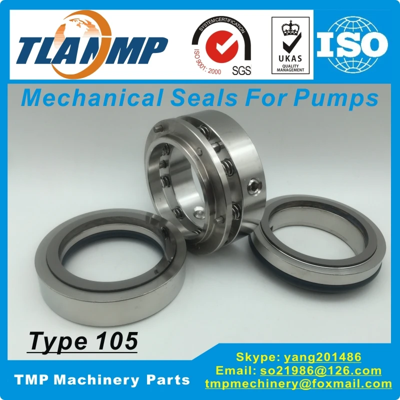 105-20/25/30/35/40/45/50/55/60/65/70/75/80 Mechanical Seals for Water pumps (Material:TC/TC/VIT) Seal Face:Tungsten carbide