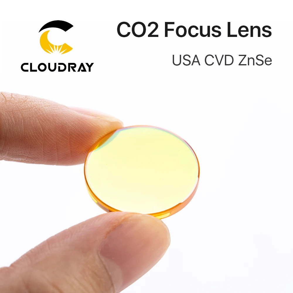 Focus Lens USA CVD ZnSe DIA 12 15 18 19.05 20 FL 38.1 50.8 63.5 76.2 101.6 127mm for CO2 Laser Engraving Cutting Machine