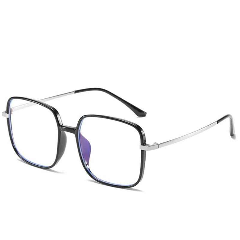 0 -1.0 -1.5 -2.0 -2.5 -3.0 -4.0 -5.0 -6.0 -7 Radiation Protection Square Eyewear Women Metal Legs Spectacles Men Optical Glasses