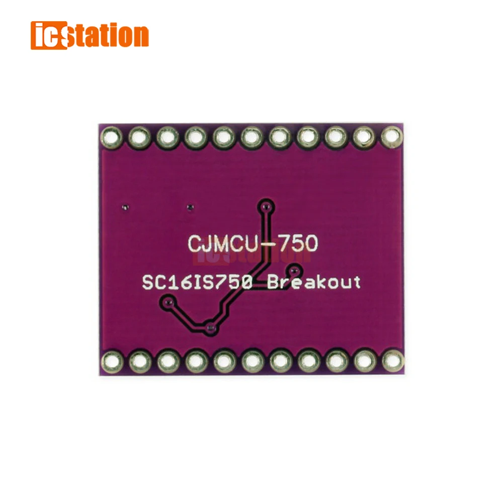 CJMCU-750 SC16IS750, dispositivo único UART IIC I2C con interfaz I2C-Bus/SPI para módulo de Control Industrial, puerto IO programable