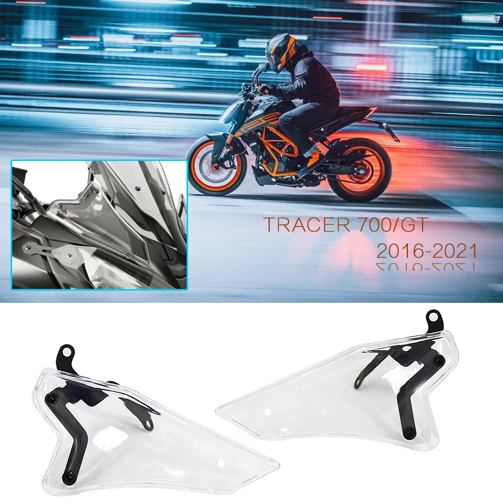 

Side Window Deflector Motorcycle Windshield Front Panels 2020 2019 2021-2016 For Yamaha Tracer 700/GT MT-07 Tracer GT