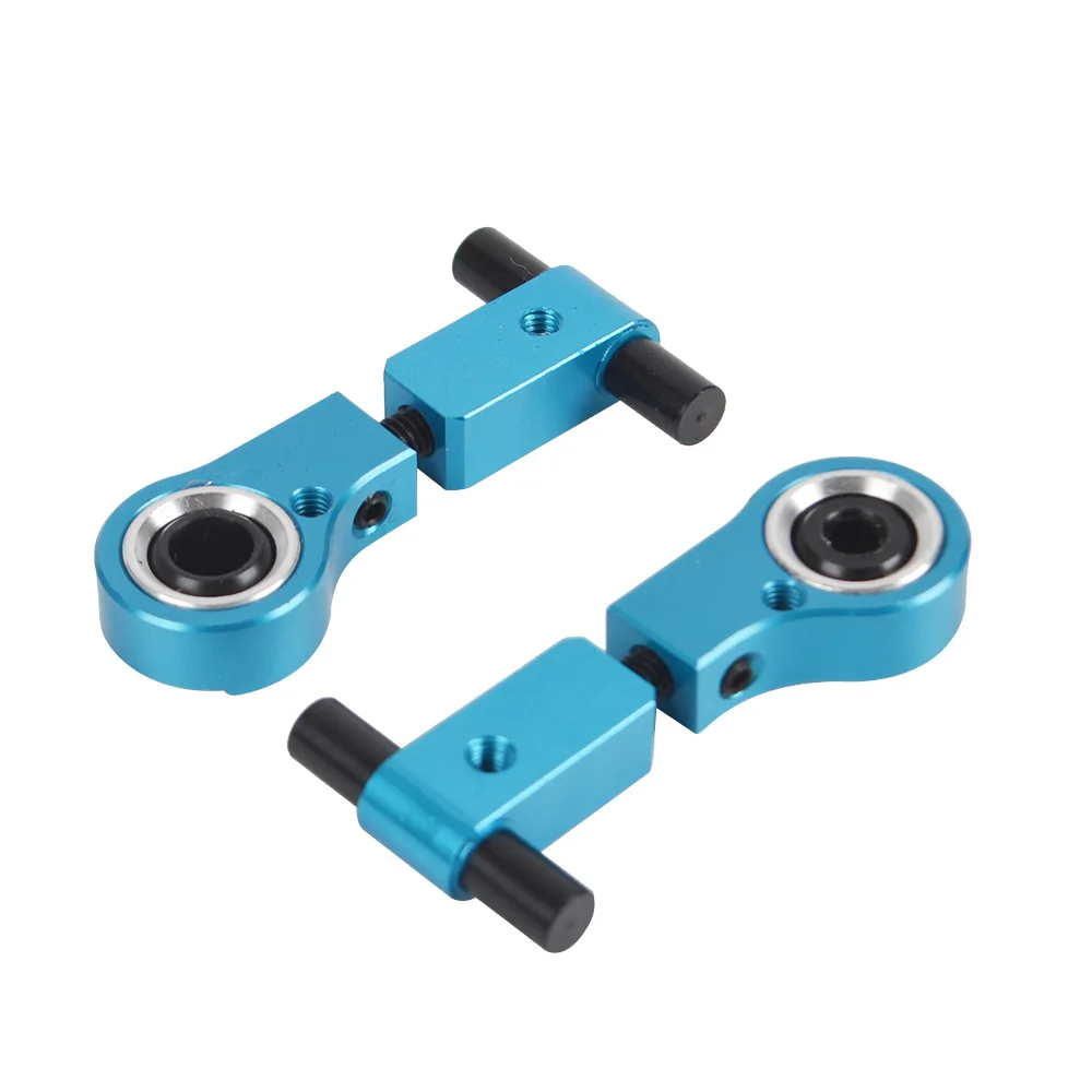 2PCS Aluminum Alloy Front Adjustable Upper Arm for Tamiya TT02 Upgrade Parts