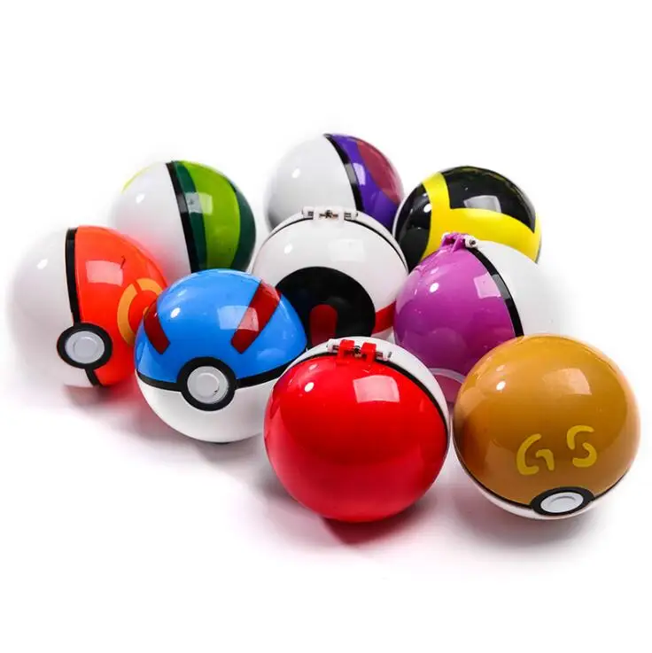 Hohe qualität Multicolor 7CM Pet Elf Ball Pokemon Pokeball mit 2-3cm figuren Spielzeug Können Traum Schlafzimmer eingerichtet Für Kinder