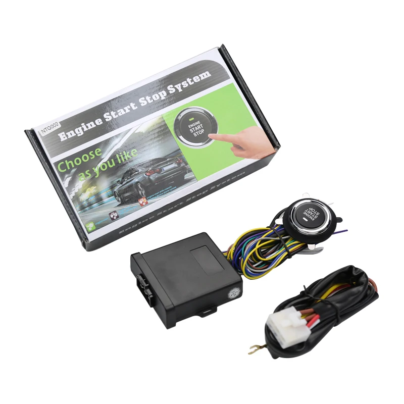 NTO Car Alarm Start Stop Button Engine RFID Keyless Entry System Push Button Starter Stop Auto Car Accessories