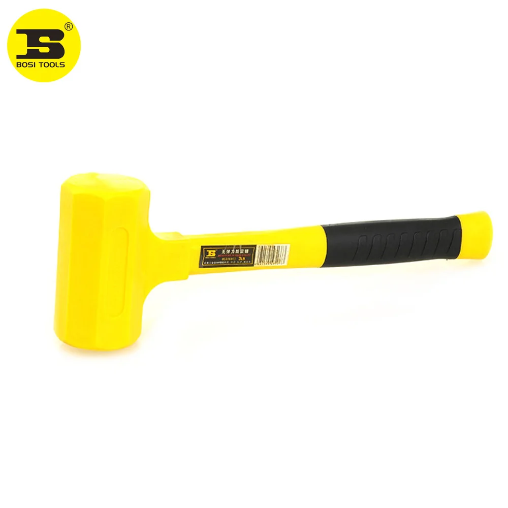 BOSI Dead Blow Rubber Mallet Hammer 1lb