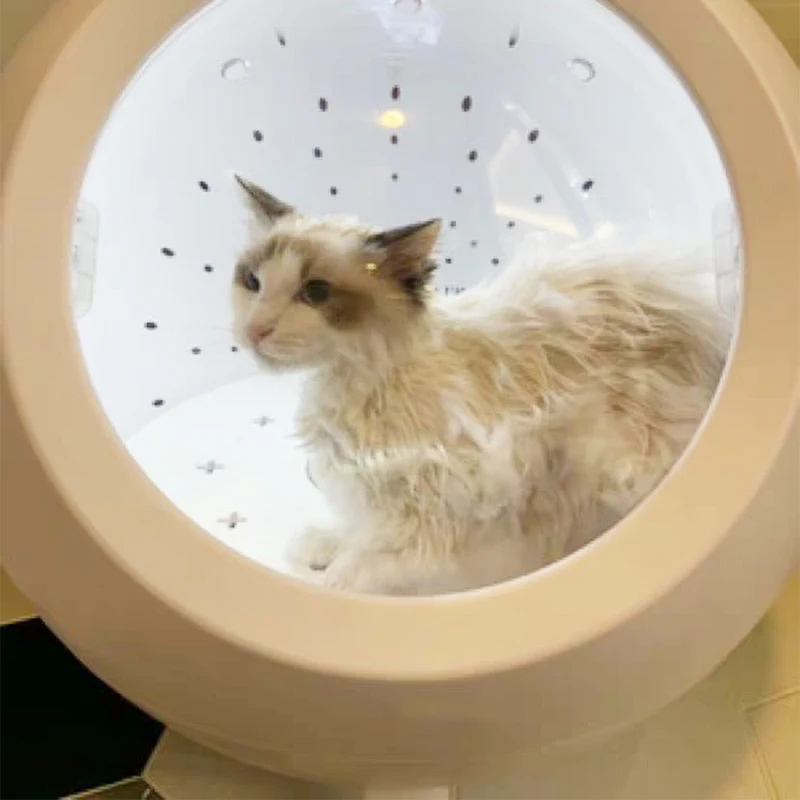 Pet drying box, automatic cat drying, household mute dog bathing and hair dryer blowing and electric dryer