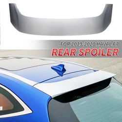 For Haval F7 Rear Spoiler Trunk Lip Tail Wing ABS Stickers хавал ф7 спойлер Car-Styling Exterior Accessories 2019 2020 2021 2022