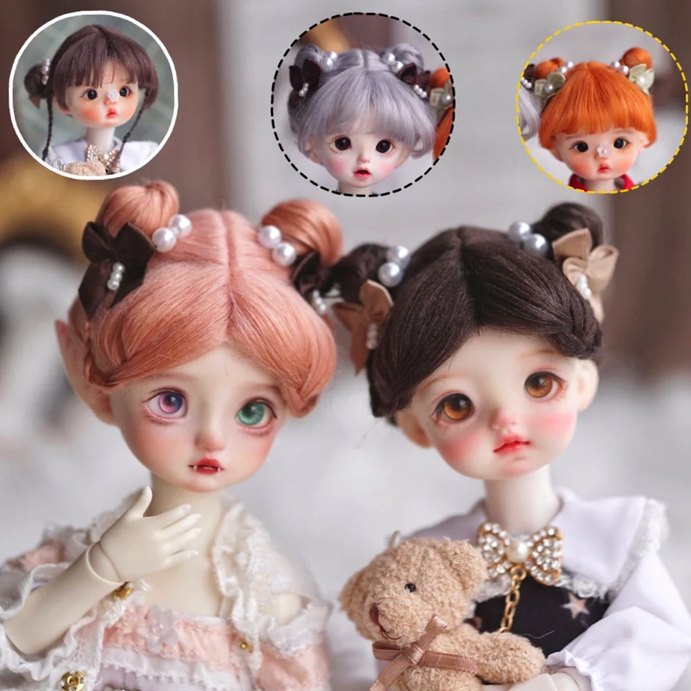 OB11 1/8 1/6 1/4 Scale BJD Wig Doll Accessories Super Cute Hair Wigs For BJD/SD OB11 YOSD MSD Girl Accessories C1429