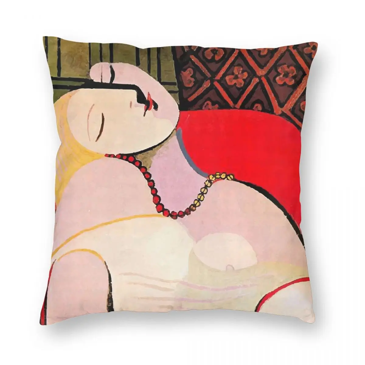 Pablo Picasso A Dream 1932 Le Reve Pillowcase Polyester Linen Velvet Creative Zip Decor Pillow Case Bed Cushion Cover