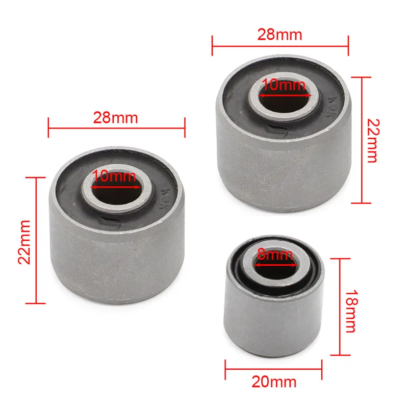 Pack of 3 GY6 Engine Motor Mount Bushing For 125/150CC Scooter Crankcase Bushings for 139QMB 152QMI 157QMJ 125cc 150cc