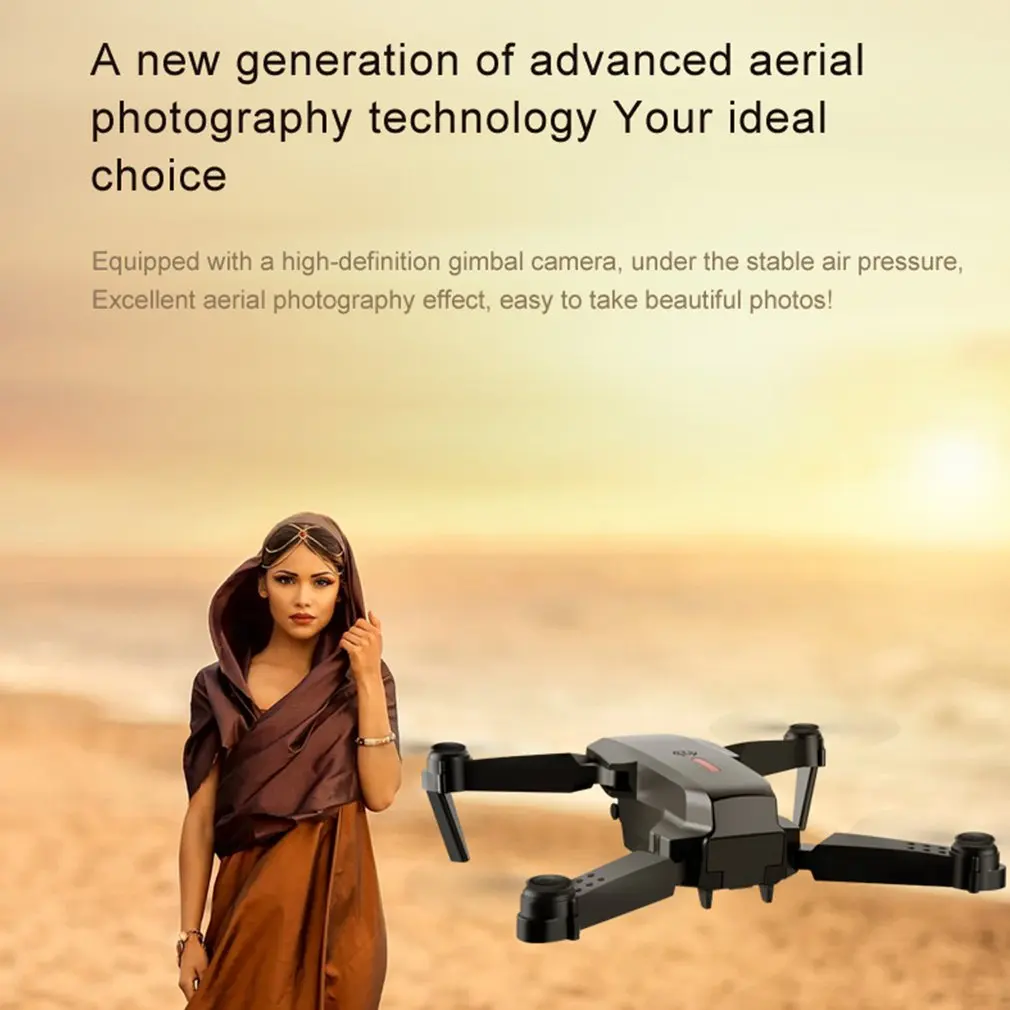 E88 pro drone 4k HD dual camera visual positioning 1080P WiFi fpv drone height preservation rc quadcopter Dron Toys