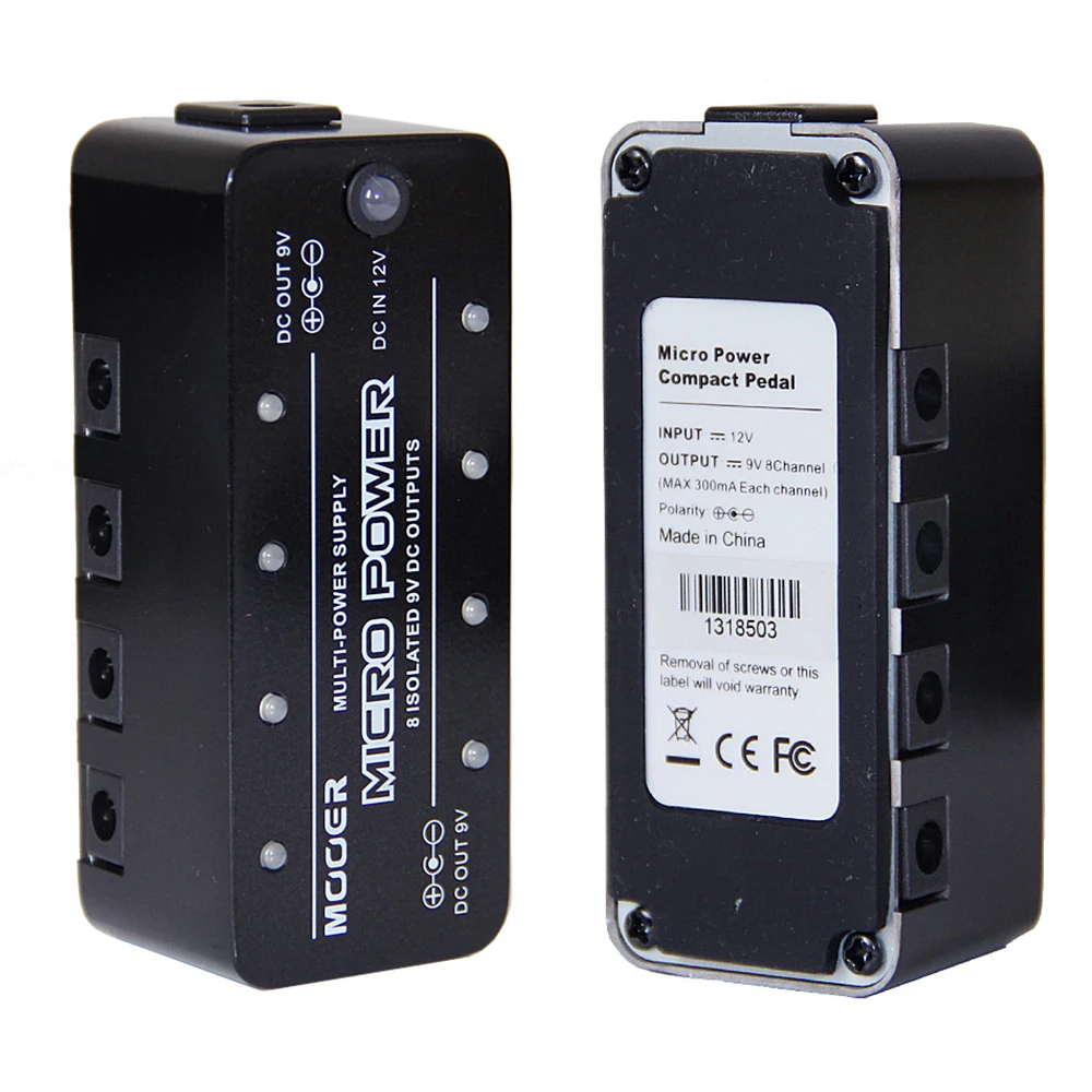 Mooer Mpw1 Micro Power 8 Port 9V гитарная педаль для создания эффектов источник питания для электрогитары аксессуары педаль Музыкальные инструменты