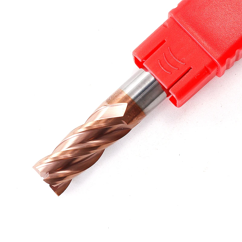 1PC Tungsten Steel Milling Cutter End Mill HRC55 4 Flute Metal Cutter 4mm 6mm 8mm 10mm 12mm Endmills Alloy Carbide Milling Tools