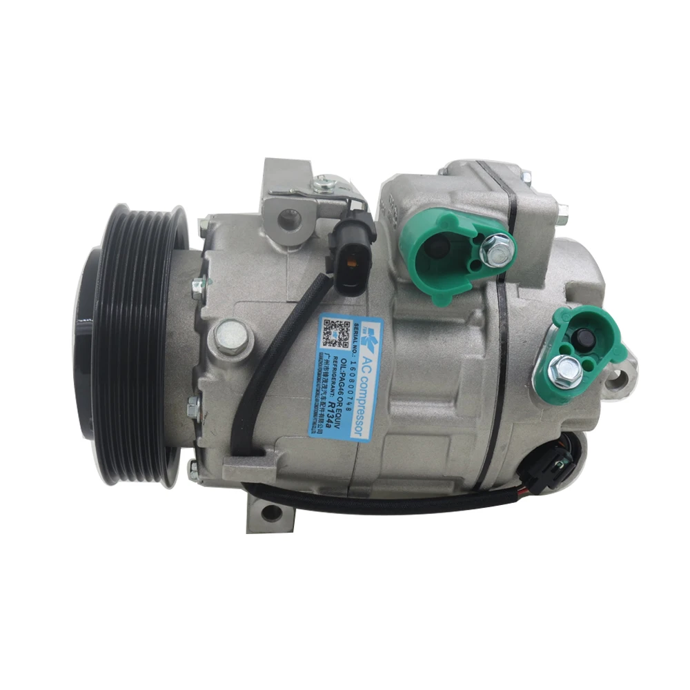 VS18 Air Conditioner A/C Compressor 12V 6PK for Hyundai Santa Fe 2.0 2.2 97701-2W050 977012W050 97701-2W000 977012W000