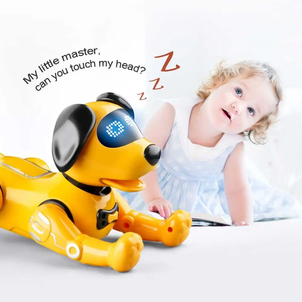 Electronic Pets RC Animal Programable Robot Dog Remote Control Talking Robot Dogs Toy Parent-Child Interaction Toys