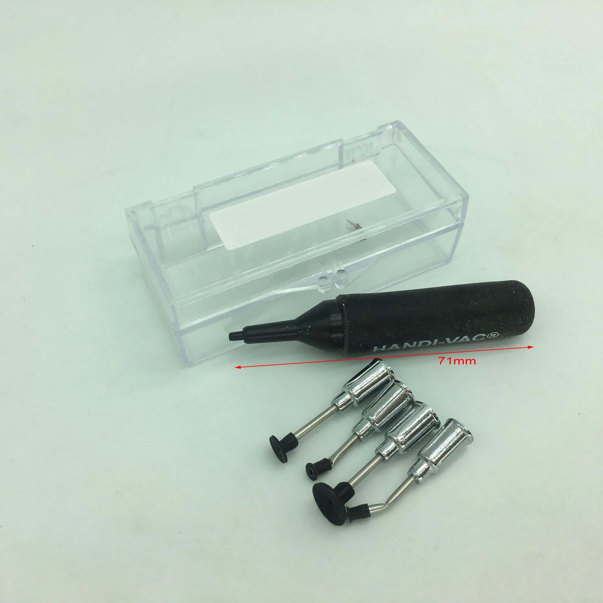 50 set 2set Rubber IC Pick up Vacuum Sucking Pen with 4 Suction Headers for Capacitor Resistor Chip Soldering Pump Sucker Tool