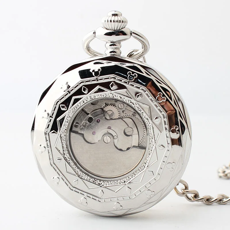 Montre de poche mécanique en forme de lune dorée pour hommes et femmes, accessoire de luxe de haute qualité, avec pendentif en chaîne, cadran, Tourbillon, chiffres romains, PJX1398