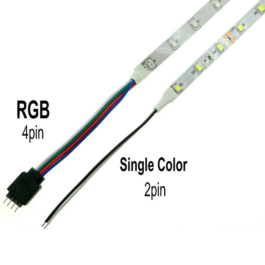 5V USB RGB Strip LED Light 2835 Not Waterproof 5 V Led Strip Light TV Backlight 50CM - 5 M With RGB LED Controller 3 Key Remote