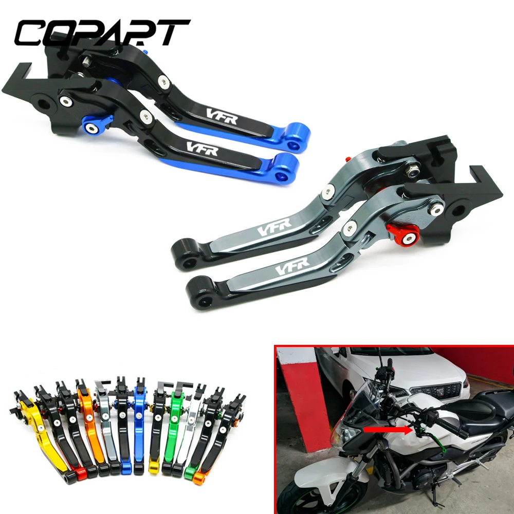 

For Honda VFR 1200/F VFR1200 VFR1200F 1998-2016 Motorcycle CNC Adjustable Extendable Folding Brake Clutch Levers Handle Lever