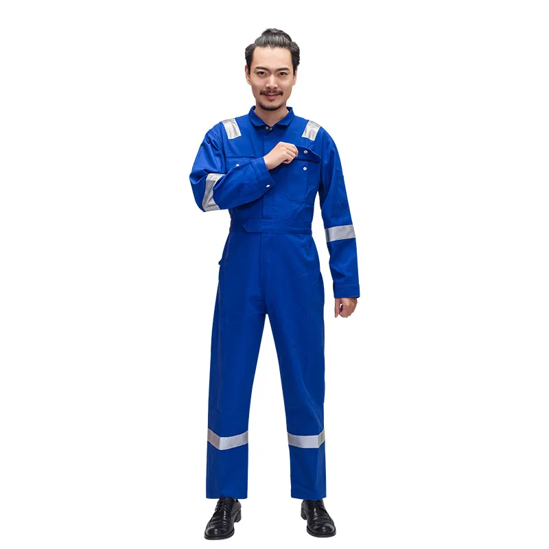 Work overalls reflective work clothes dust-proof retardant clothing jumpsuit factory welding suit wear resistant coveralls S-4XL