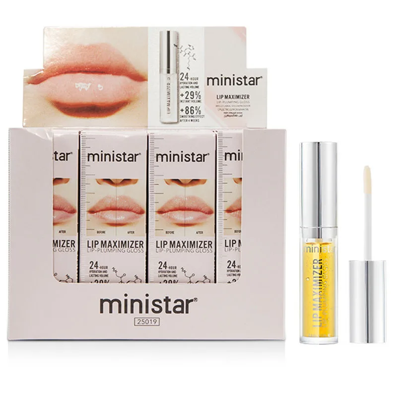 Instant Lip Volumizing Serum for Lip Volumizer Moisturizing Enhancement Lip Reduce Fine Lip Lines Ginger Mint Plumper Oil Gloss