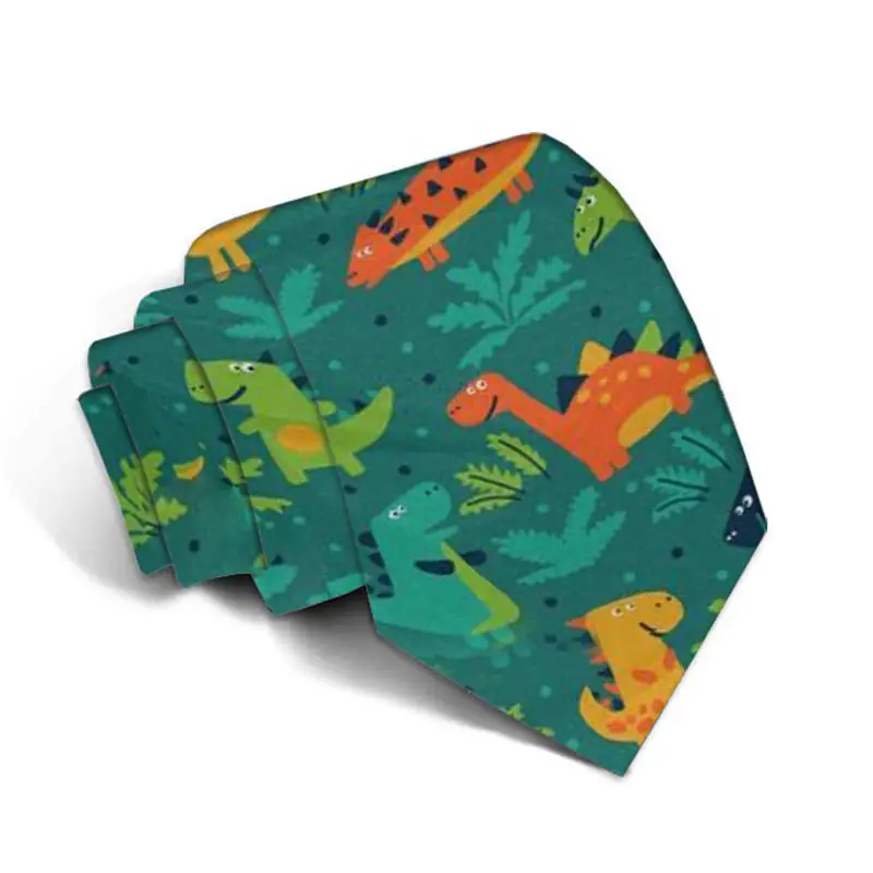 Fashion Holiday Hot Air Balloon Printing Necktie Wide Novelty Ties For Men Teen Casual Party Business Suit Match Accessories Tie