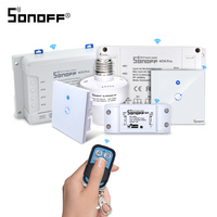 SONOFF 433MHz RF Remote Control Switch Smart Home 4 Buttons Channel Wireless Control Switch Smart Accessories Sonoff Switch