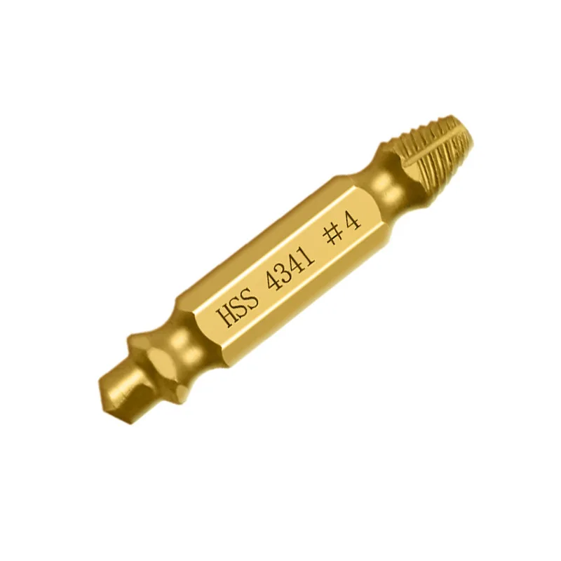 Khoan Sắt HSS 6 Phủ Titan Lục Giác Mũi Vít Hút Gãy Trượt Đường Chỉ Bị Phá Vỡ Dây Dụng Cụ Tháo Vỡ Dây Hút