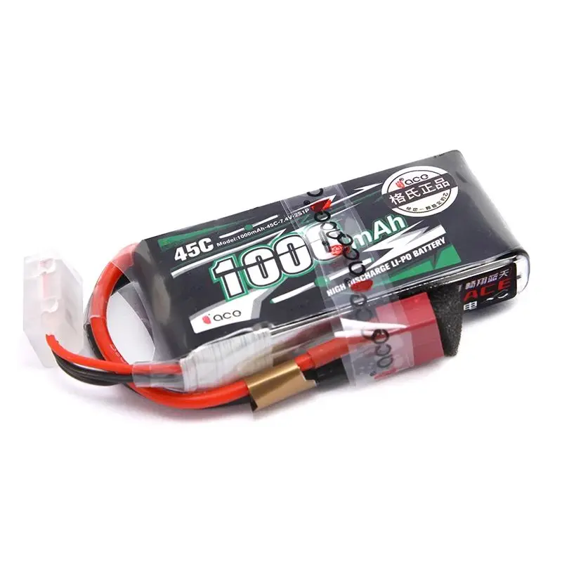 Gens ACE Lipo Battery 2S 7.4V 800mAh 1000mAh 1300mAh 1800mAh 2200mAh 2400mAh 2700mAh 4000mAh 30C 45C with T/XT60 Plug