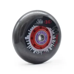 Llanta de patín profesional Slalom HYPER + g Grip 82A FSK, alta elasticidad, 80mm, para SEBA 608 ILQ11