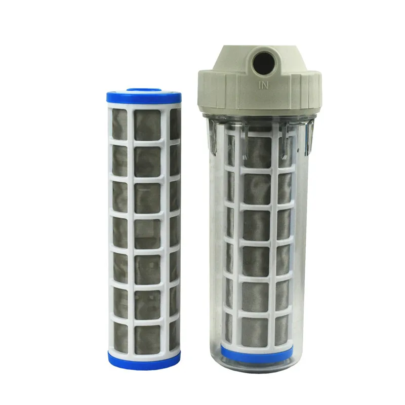 10 Inch Stainless Steel Wire Mesh Filter Cartridge Water Purifier Pre Filter for Scale Prevention