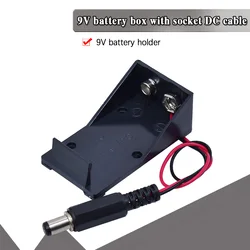 9V Battery Clip Holder Case Box with Wire Leads DIY DC interface