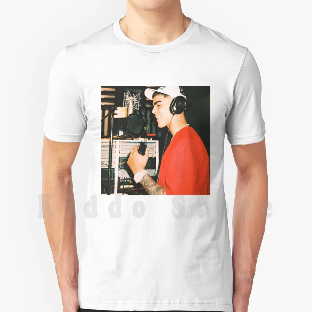 Lunay Studio Session T Shirt Cotton Men DIY Print Cool Tee Lunay Bad Bunny Reggaeton Puerto Rico Trap Latino Latinamerica