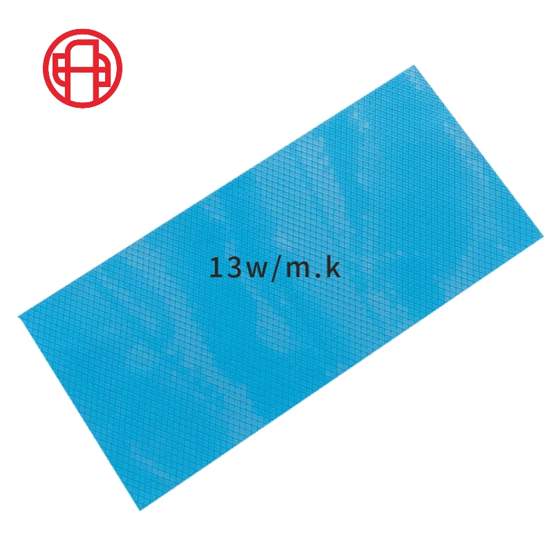 13.0W Thermal conductive pad gap filling materials cooling pad for laptop Led CPU GPU 200*400mm