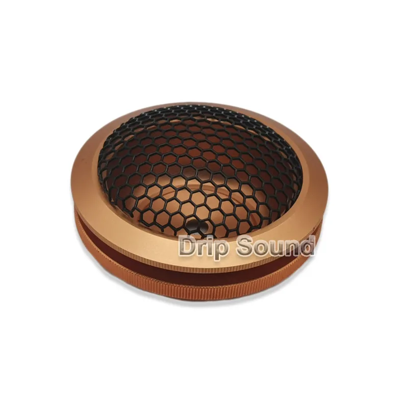Osłona głośnika wysokotonowego samochodowego z aluminium 1,5 cala, siatka konwersyjna, dekoracyjny okrągły element audio samochodowego, pełna metalowa siatka, 64 mm — zdjęcie 4