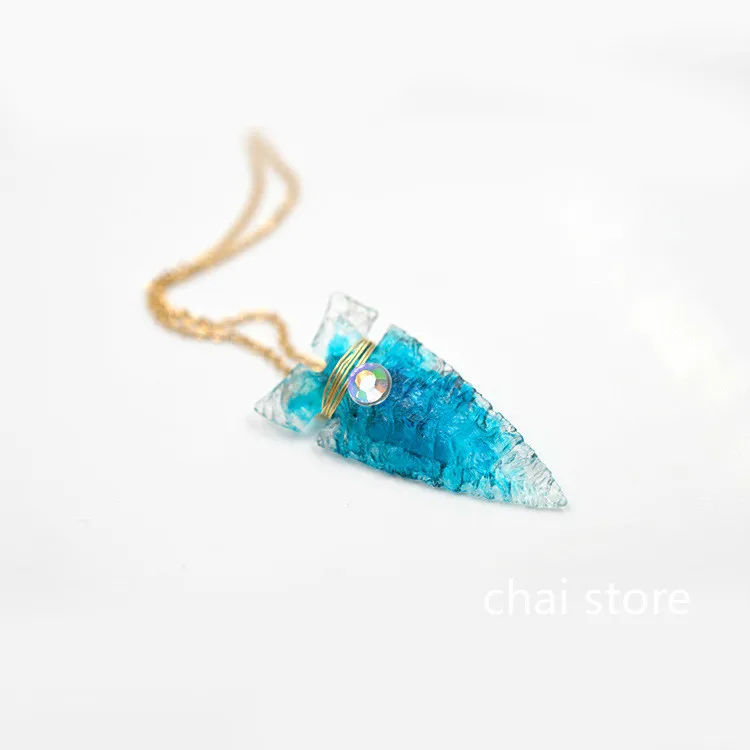 Stone Moulding Handmade Necklace Pendant Epoxy Mould Diy Material Hand Stone UV Resin Jewelry Tools