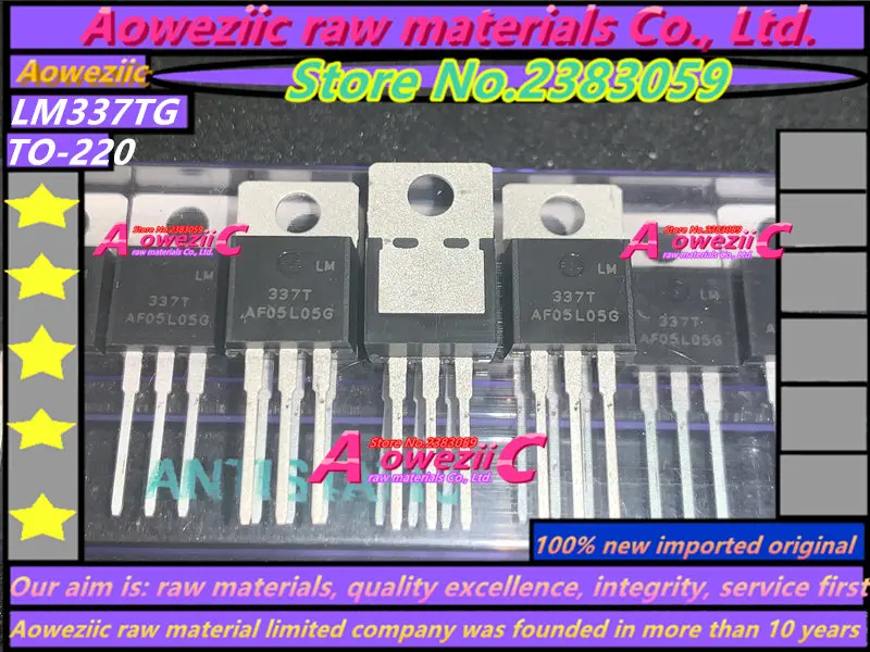 Aowezic – régulateur de tension réglable, 2019 + 100%, nouvelle version originale importée LM337TG LM337TU LM337 LM337T TO-220, 1,5 a