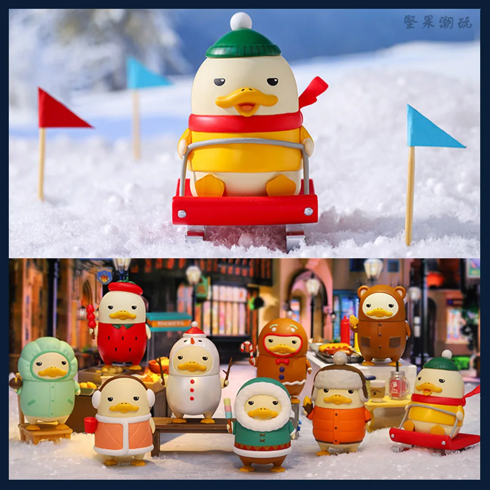 USER-X Duckoo winter land Series Blind Box Collectible Action Kawaii anime toy figures Birthday Gift Constellation