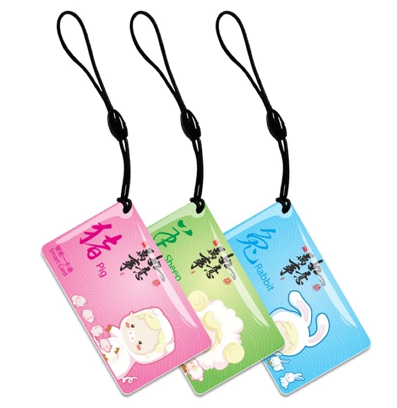 50pcs RFID Tag 125KHz Proximity RFID Card Keyfobs Key Fob Access Control Smart Card  Zodiacs IC card