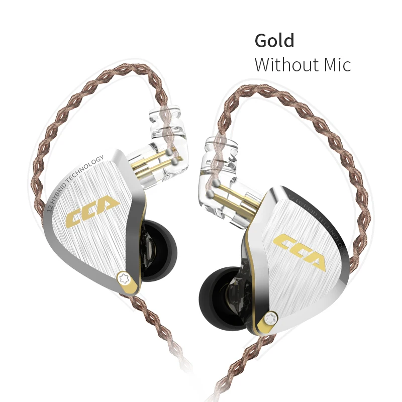 CCA C12 In Ear Monitor Black 5