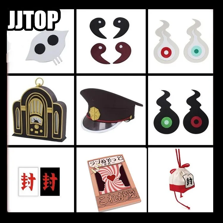 Anime Toilet-bound Jibaku Shounen Hanako-kun Cosplay Costume Hanako kun Pocket Nene Yashiro Bag  Gifts Notebook CAP Sticker