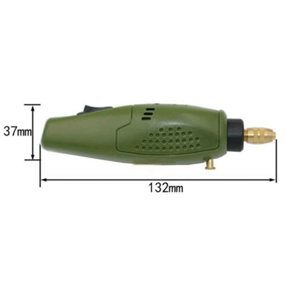 Super Mini Set di smerigliatura elettrica 12v Dc trapano smerigliatrice per fresatura lucidatura perforazione taglio incisione