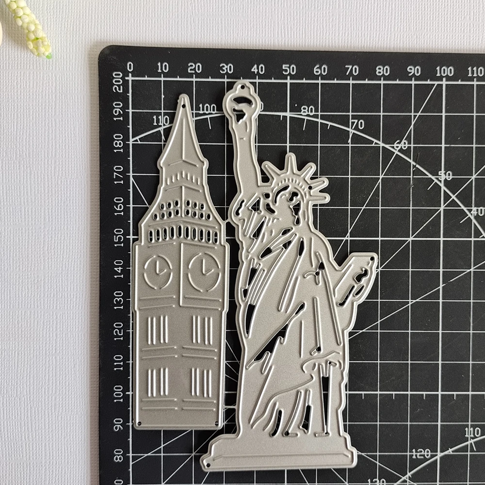 Statue of Liberty and Building Cutting Dies For DIY Scrapbooking/Card Making/Album Decorative Crafts Handmade Embossing Die Cut