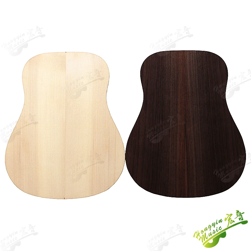 2A spruce face single rosewood plywood back side material combination guitar accessories material combination