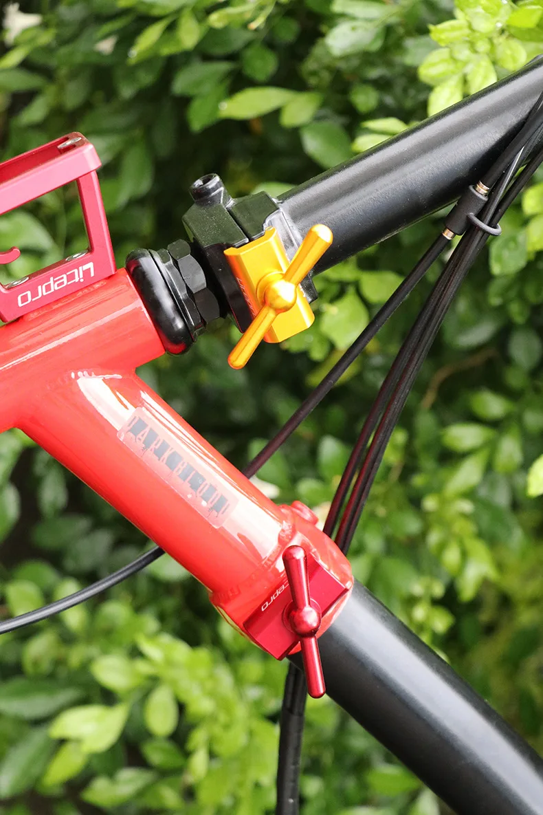 Litepro Folding Fahrrad Wasserhahn Lenker Griff Faltbare C Schnalle Fahrrad Teile Zubehör Für Brompton – Detail 17