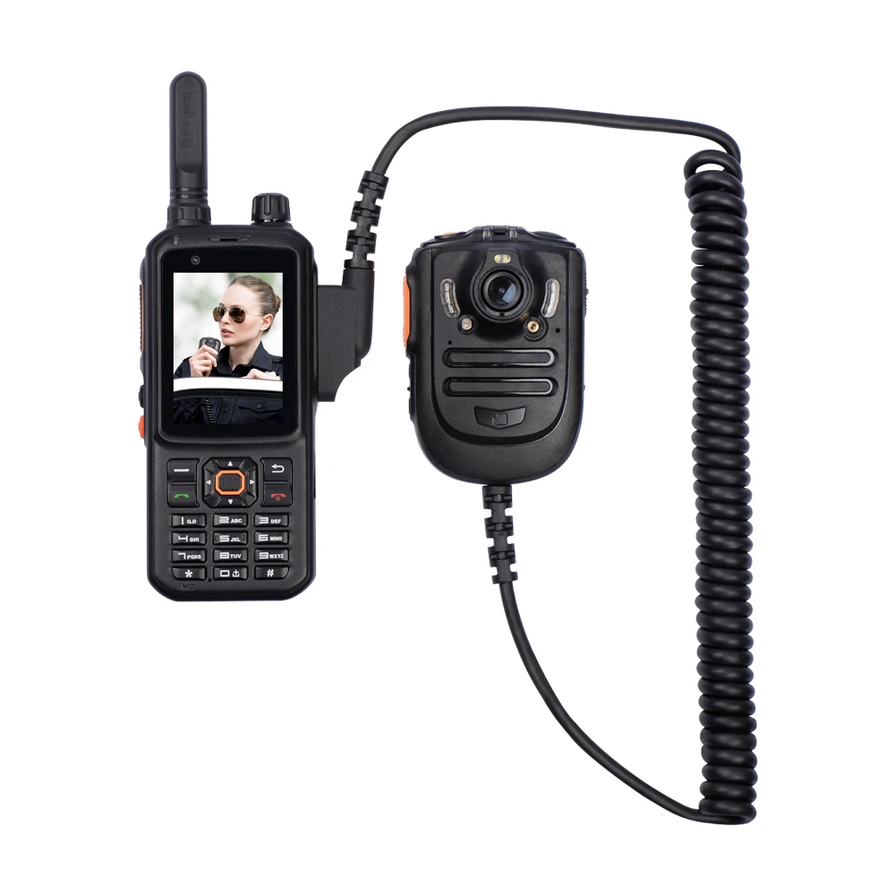 Camoro-walkie-talkie con micrófono inalámbrico, cámara corporal RSM, visión nocturna infrarroja, PTT, Mini altavoz portátil, para Radio bidireccional