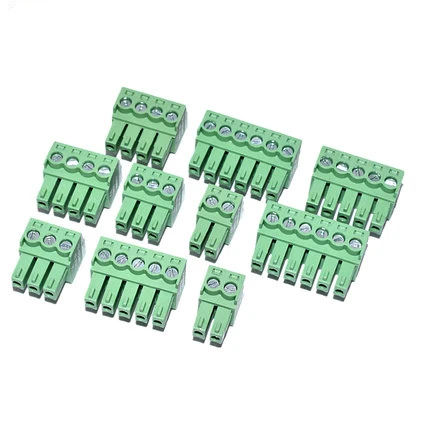 Aerial butt welding type 2EDGK-3.81/3.5MM pitch  PCB plug-in type 2edg type green terminal block 15EDGRK for Connector row