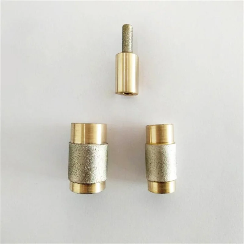 1Pcs MCB01 MCB34 MCB14 Messing Kern Standaard Grit Gebrandschilderd Glas Grinder Bit Hoofd Voor Glas Steen Slijpschijf